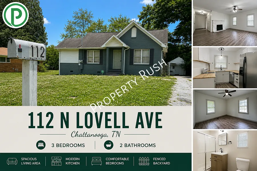 112 N Lovell Ave. - Charming 3 bed/2 bath home in Chattanooga! $1,725/mo. — Photo 1