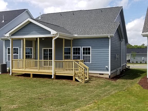 Rear Exterior, Covered Back Porch - Wendell Falls Lot 715 - 421 Midnight Moon Drive