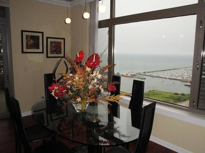 View from dining area