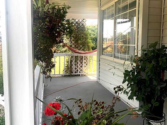 Comfy covered front porch