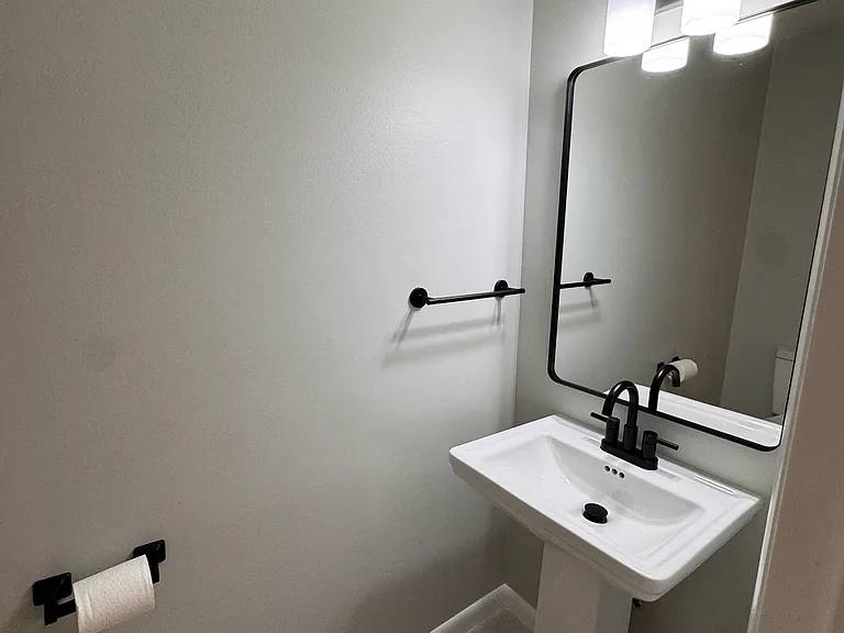Downstairs half bath