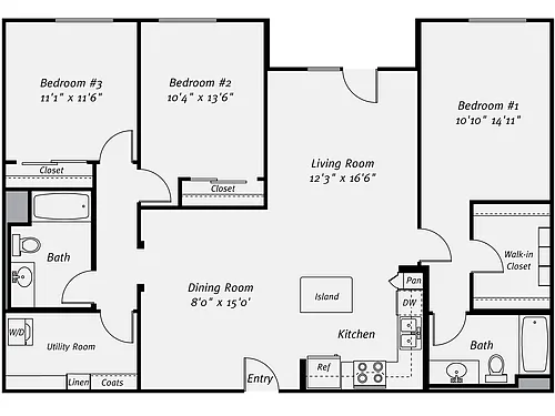 Floor plan CF3