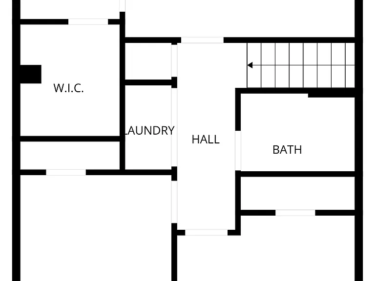 Floor plan for Upper Level