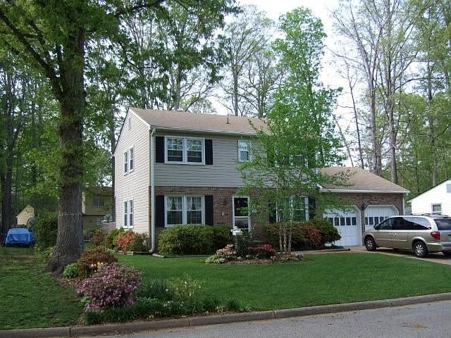 Mature landscaping