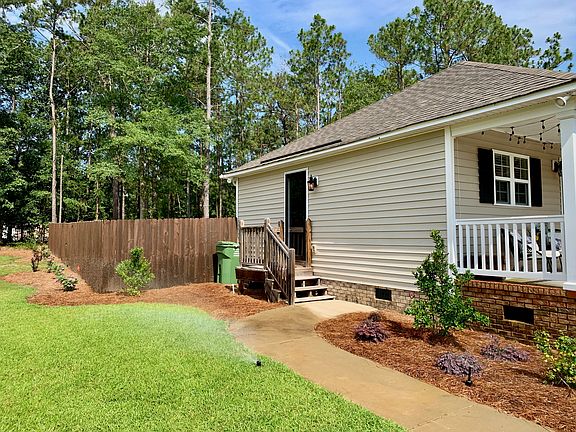 Left side of house