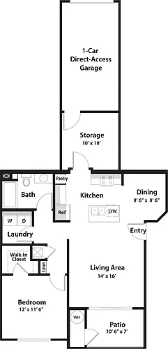 Floor plan A1.B - Downstairs