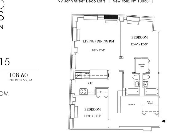 2nd image of 99 John St APT 1502