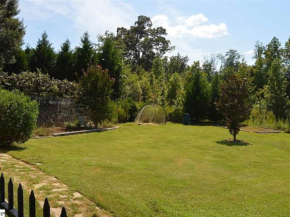 Herb garden, fruit trees