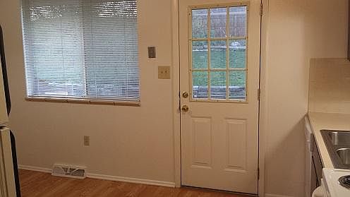 Towards door to backyard