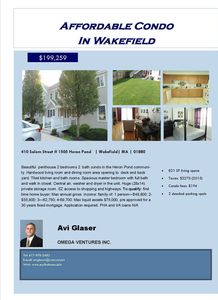 410 Salem St APT 1505, Wakefield, MA, 01880