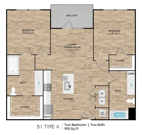 Floor plan B1-TA