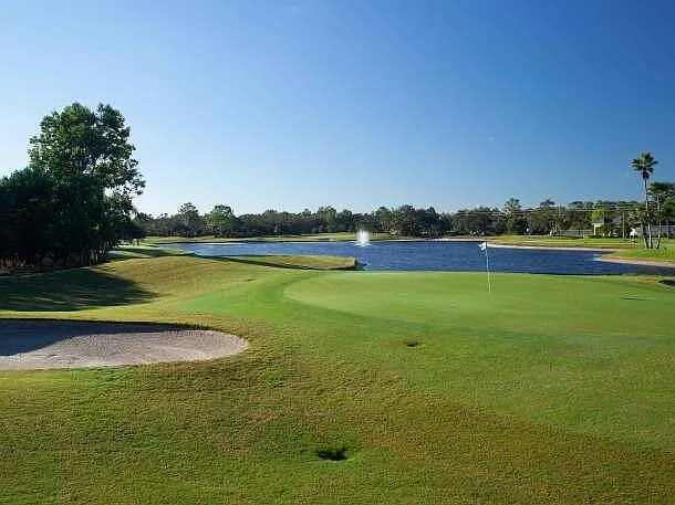 In community Turtle Run Golf course