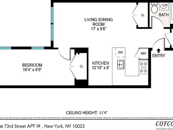 2nd image of 268 W 73rd St #2B