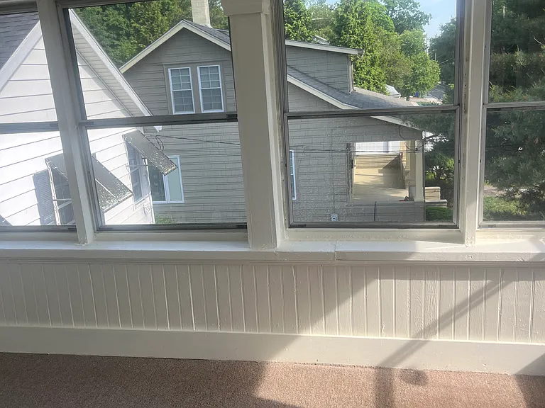 sun porch off the kitchen.