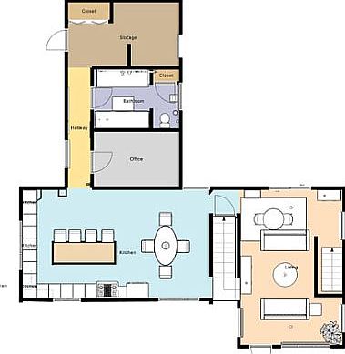 Main Level Floor Plan