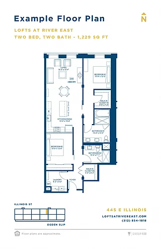 Floor plan 2 Bedroom