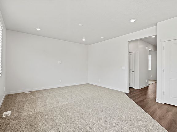 The Cottonwood floorplan interior image taken at a Meritage Homes Community in Santaquin, UT.
