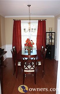 Formal Dining Room with hardwood floors