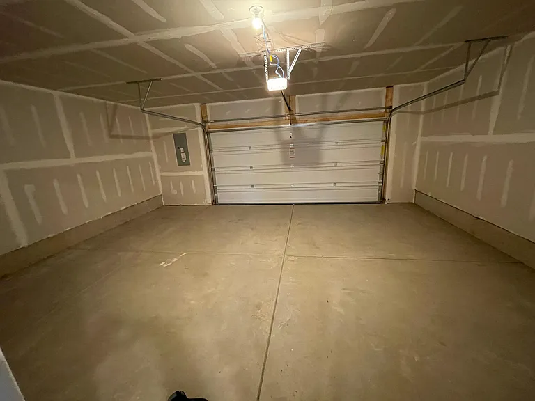 2 car garage with extra space for storage
