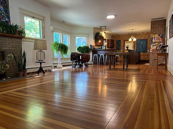 Open concept living room and kitchen