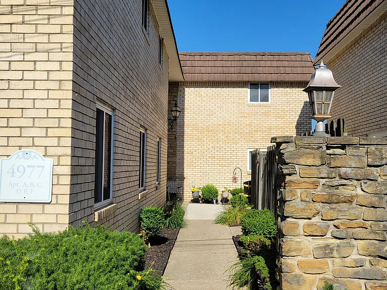 Walkway to apartment