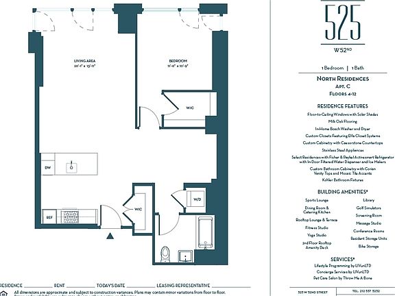 2nd image of 525 W 52nd St APT 5CN