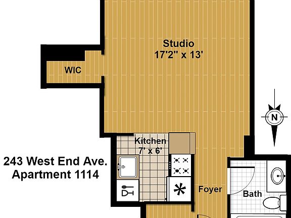 2nd image of 243 W End Ave APT 1114