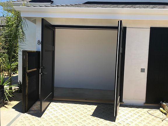 Private storage area included in rent.