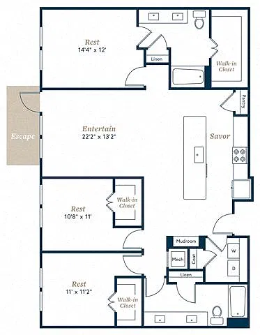 Floor plan C2