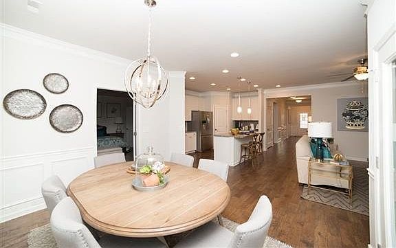 Lanier Breakfast Area. *Picture shown is Carnation Place Model Home. Options & Selections may vary.*