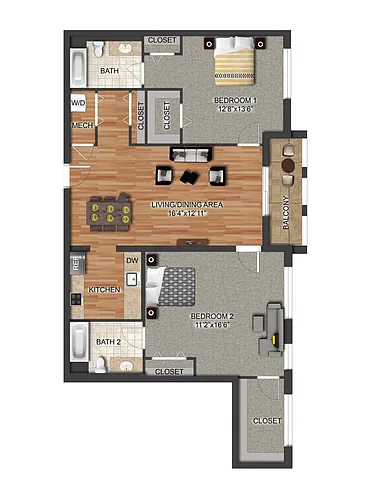 Floor plan The Bells