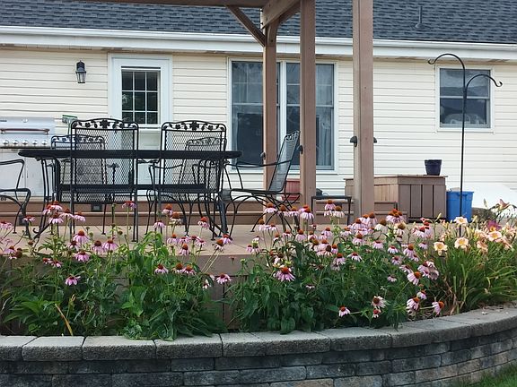 deck & flowers