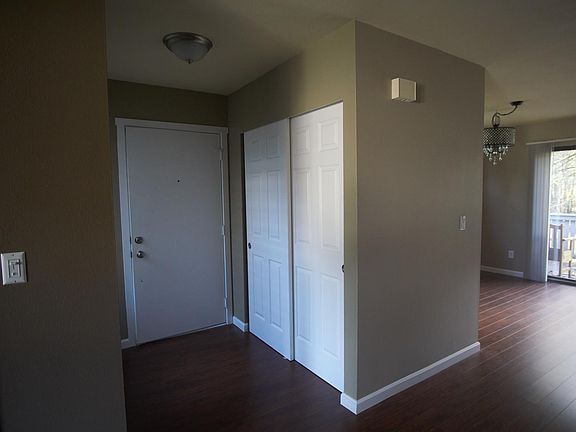 Ample closet at the entrance