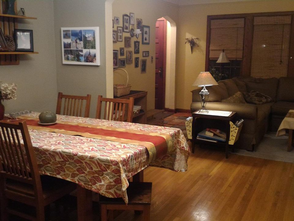 main floor dining room & living room