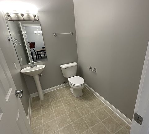 Main floor Half bathroom