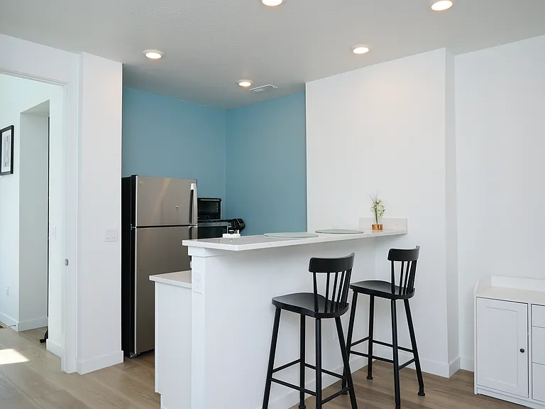 Kitchenette and dining area.