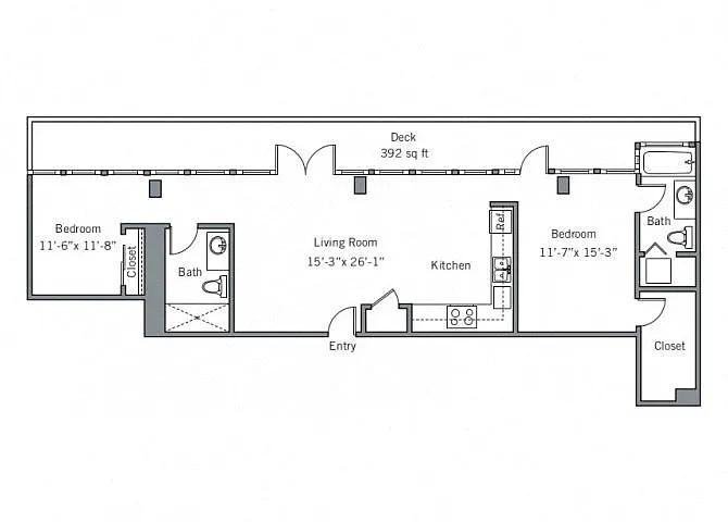 Floor plan 22CA - Penthouse