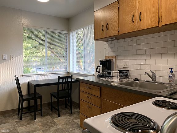Corner unit is perfect for people watching