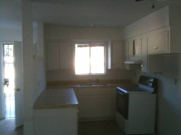 Kitchen has window