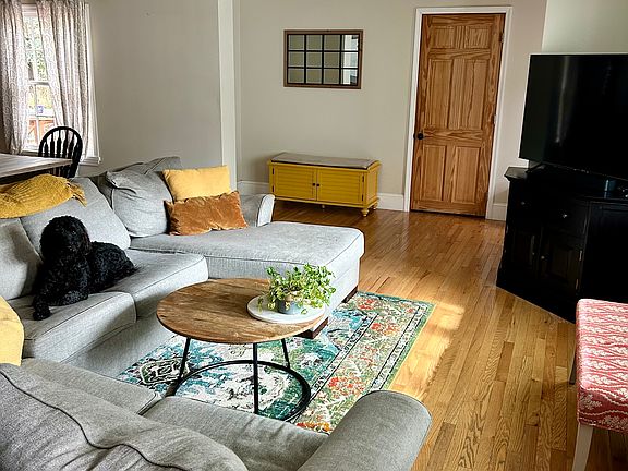 Living Room with open floor plan, dog not included