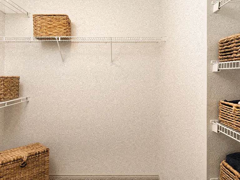 Large walk-in closets