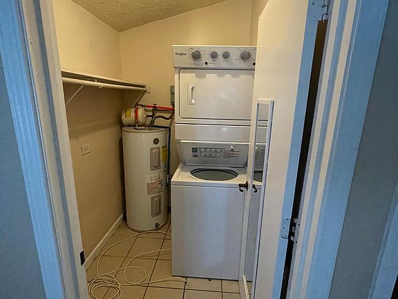 Stackable washer dryer in closet available