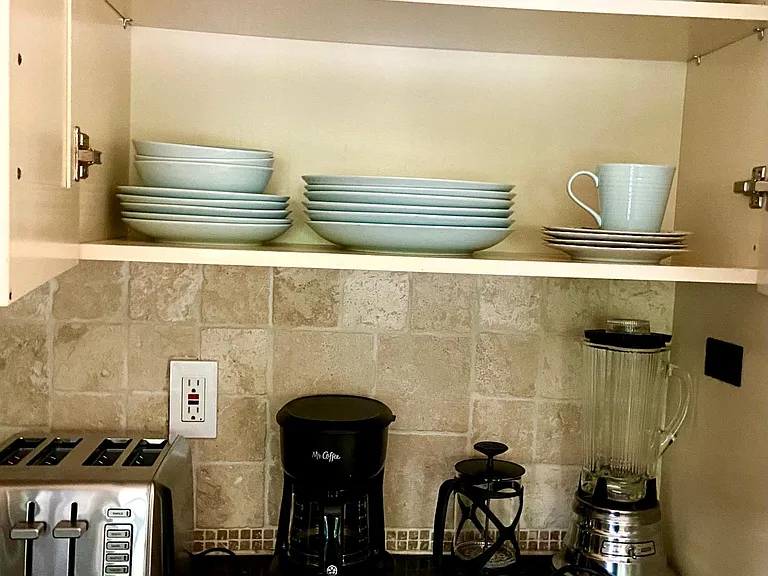 kitchen is well stocked