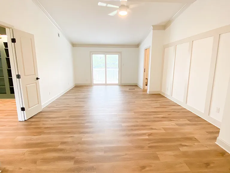 Huge master bedroom with lake view