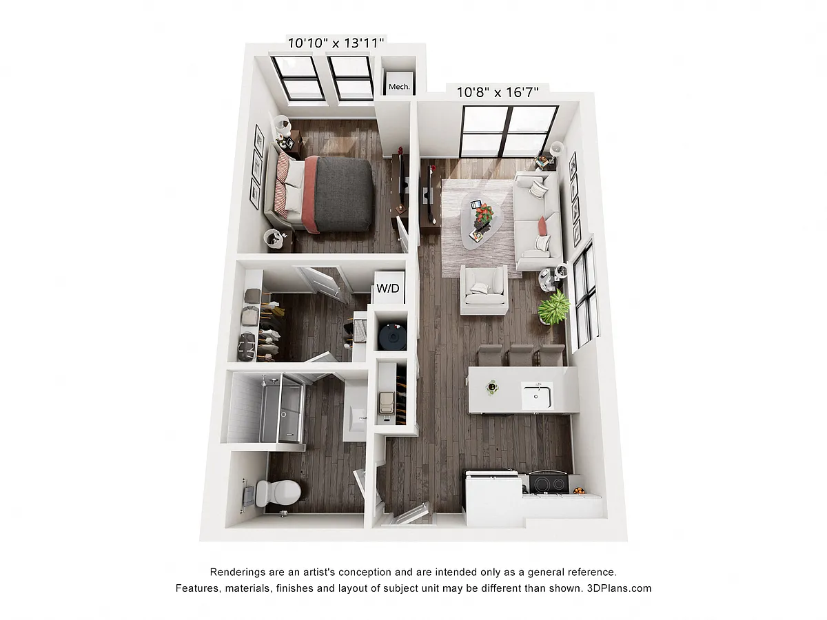 Floor plan HQ-1D