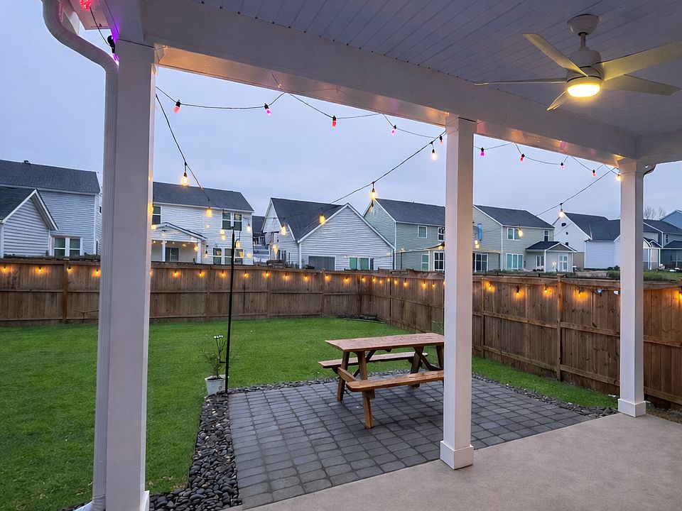 Extended paver patio!