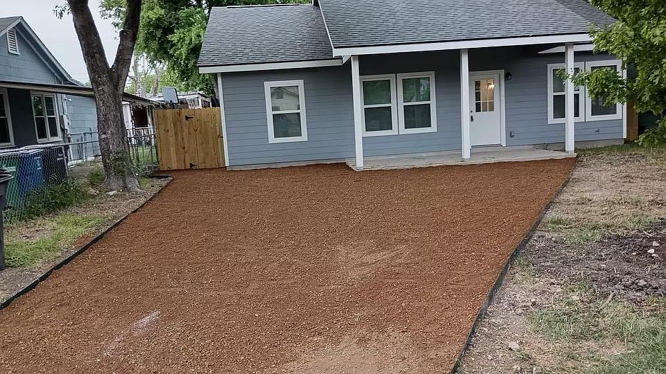 Driveway & front porch