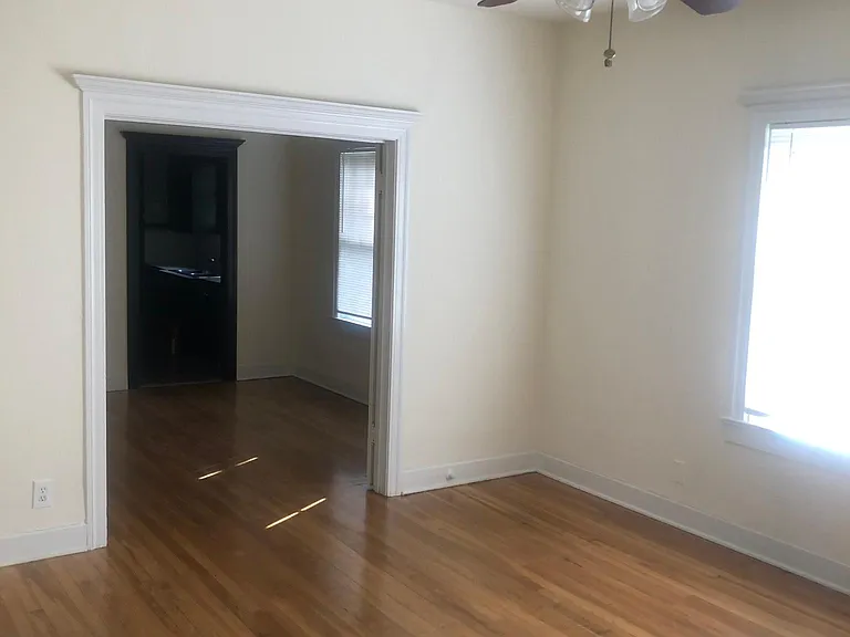 Living room looking into dining room