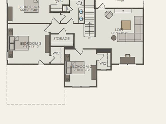 Second Floor 4 br 2.5 ba