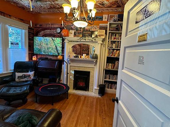The Library common room at front of house